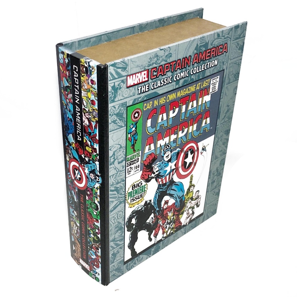 Marvel Captain America Keepsake Book Box 12"x9"x3"